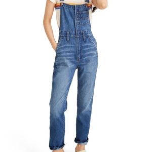 Madewell straight leg overalls